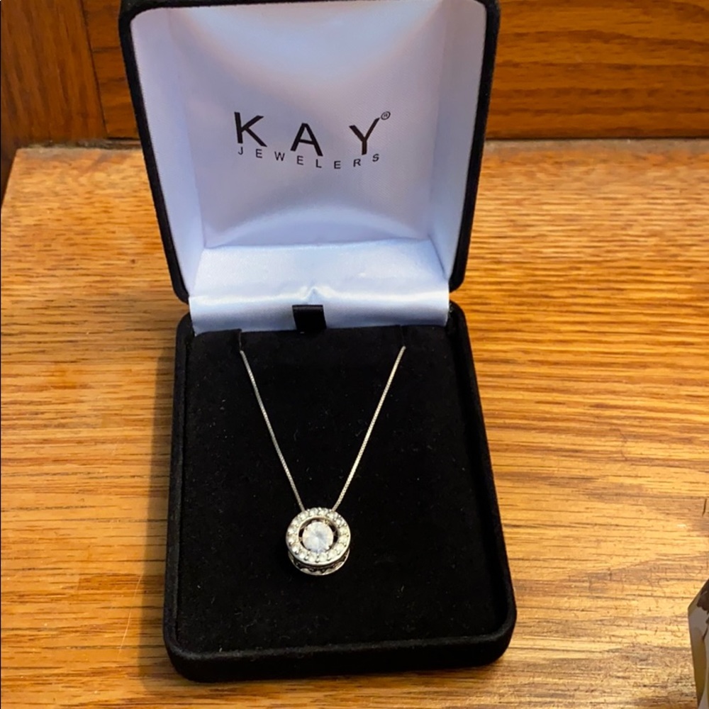 White Sapphire Necklace